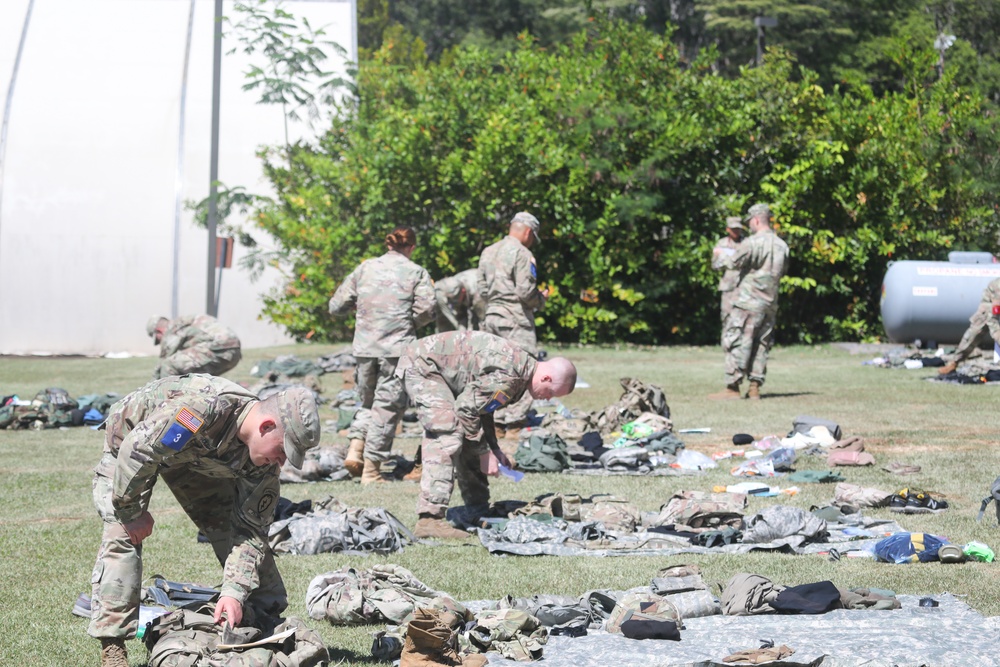 2019 U.S. Army Pacific Best Warrior Competition Layout