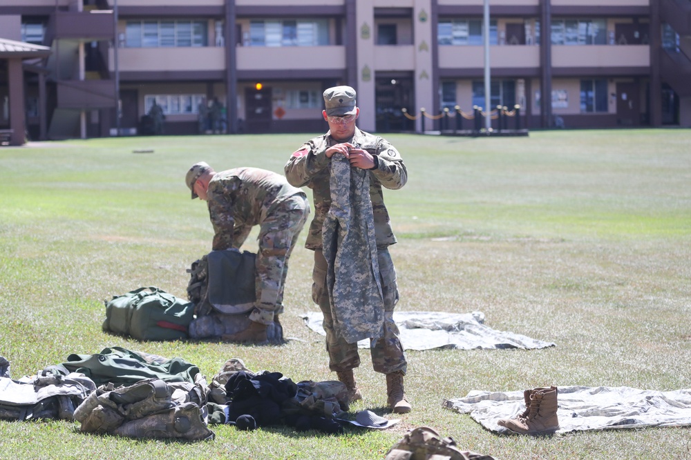 2019 U.S. Army Pacific Best Warrior Competition Layout