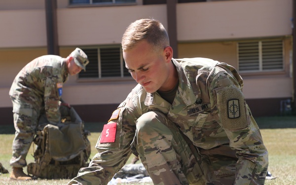 2019 U.S. Army Pacific Best Warrior Competition Layout