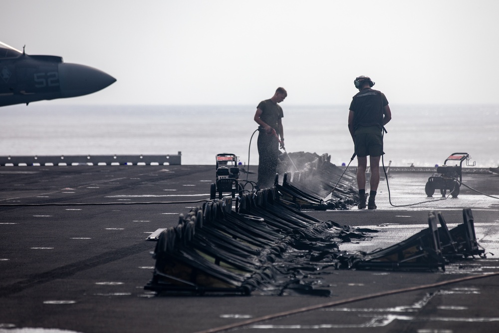 Flight Deck Wash Down