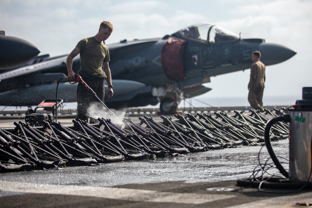 Flight Deck Wash Down