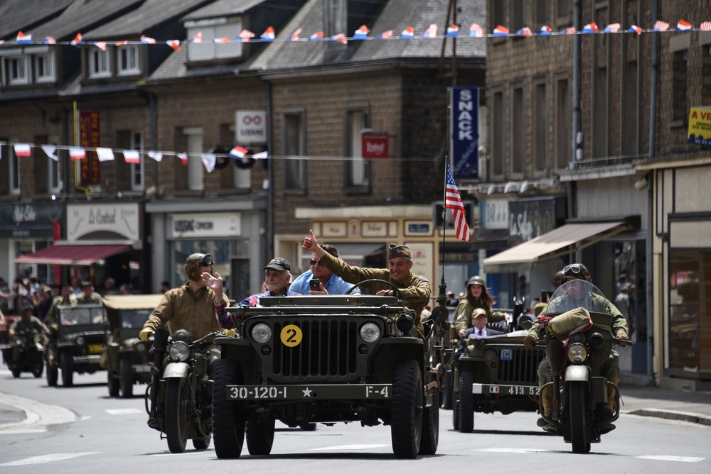 DDay75 Mortain/Hill 314 ceremony