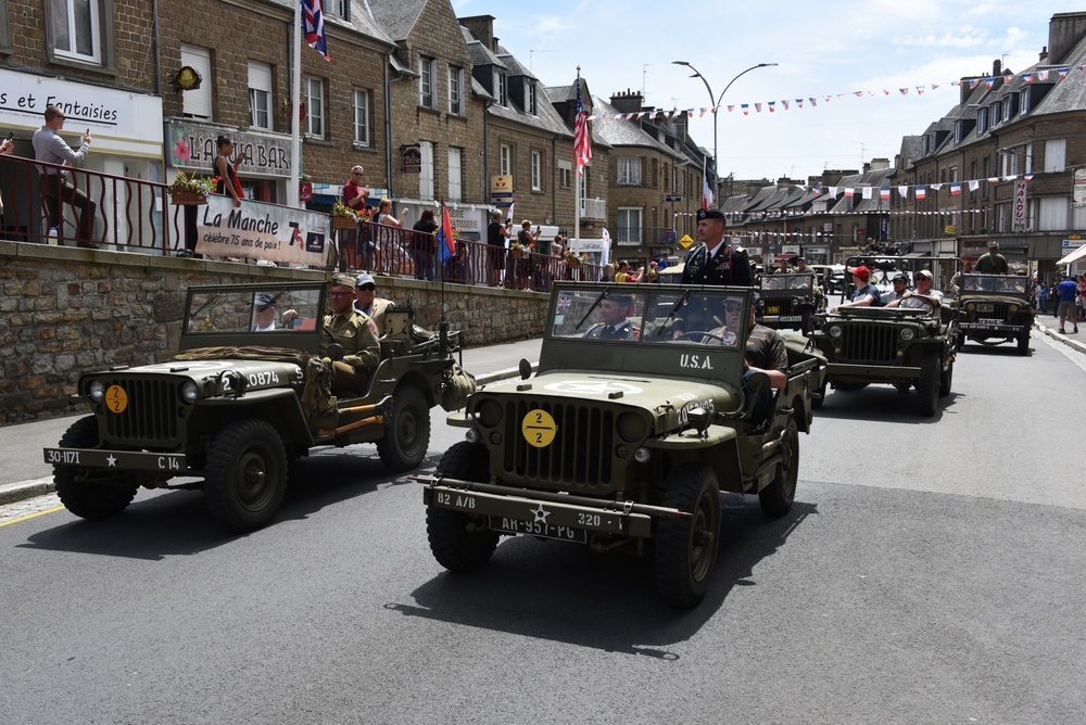 DDay75 Mortain/Hill 314 ceremony