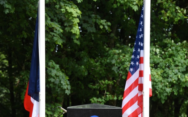 DDay75 Mortain/Hill 314 ceremony
