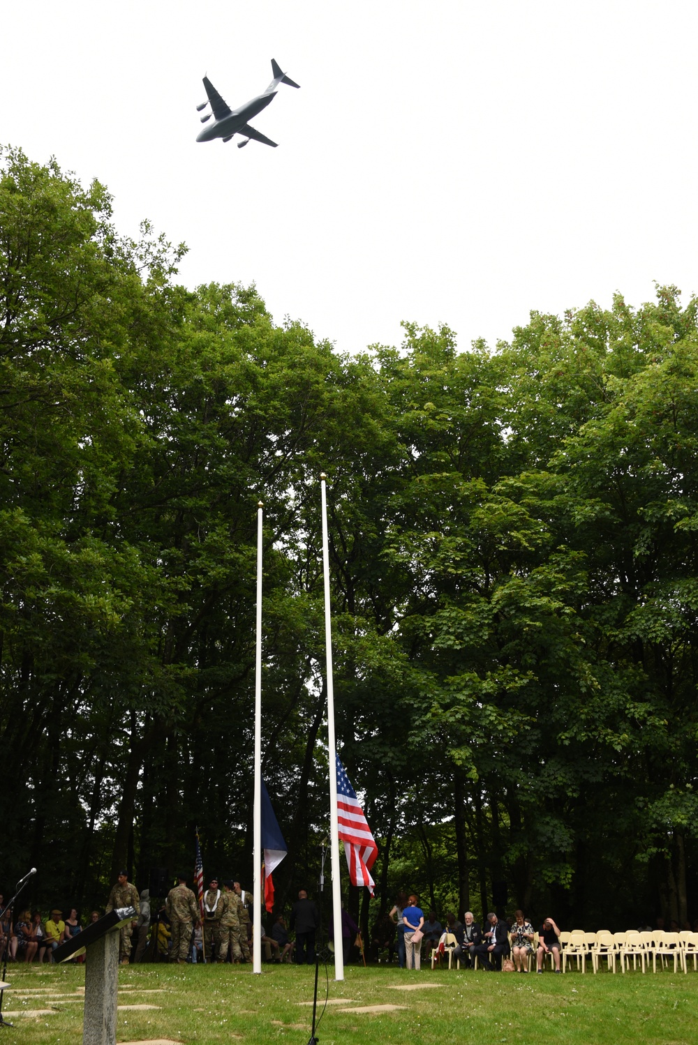 DDay75 Mortain/Hill 314 ceremony