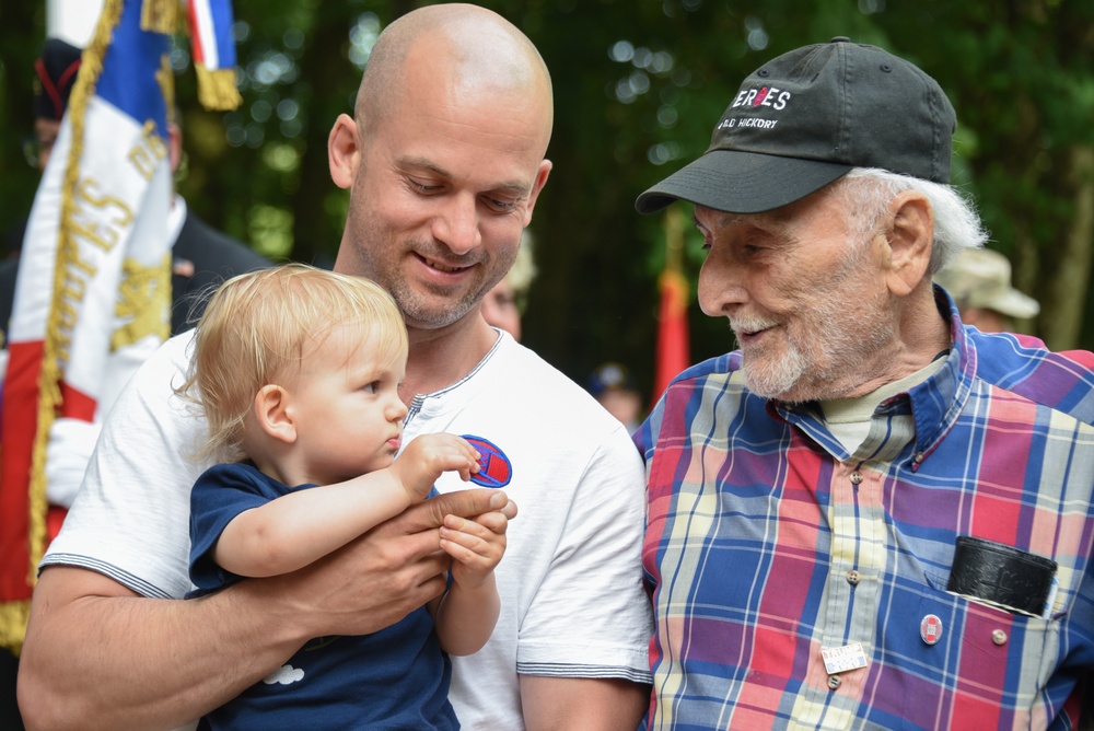 DDay75 Mortain/Hill 314 ceremony