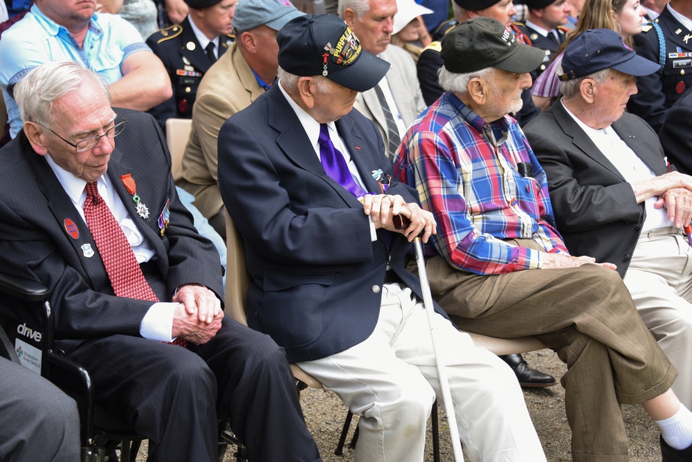 DDay75 Mortain/Hill 314 ceremony