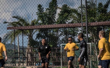 USS Patriot Sailors Participate in a Sports Day During CARAT Thailand 2019