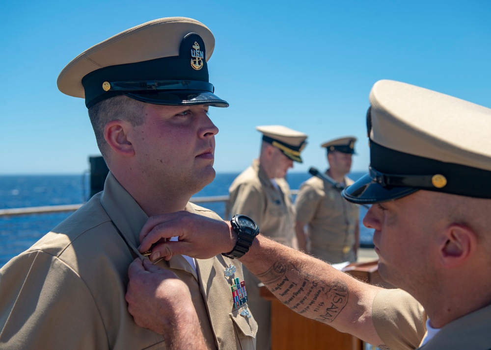 Fort McHenry commissioning ceremony