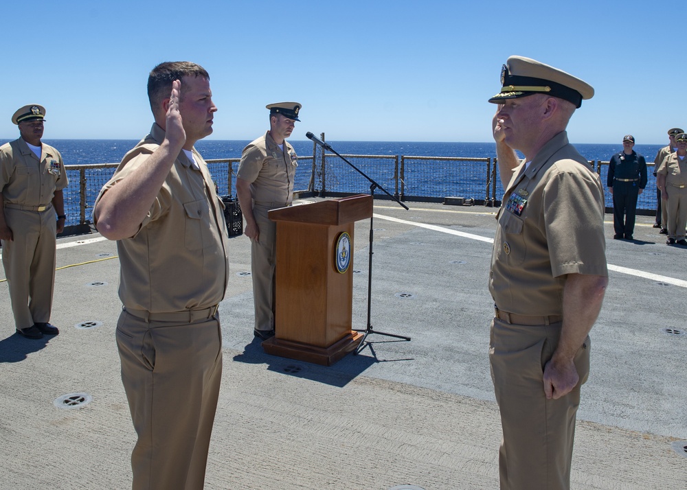 Fort McHenry commissioning ceremony