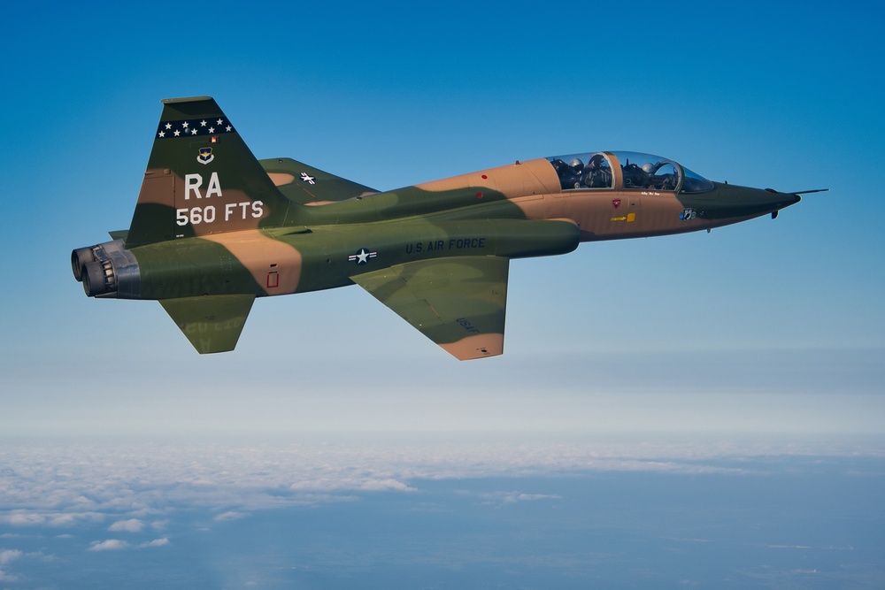 T-38C Talon conducts training over Texas