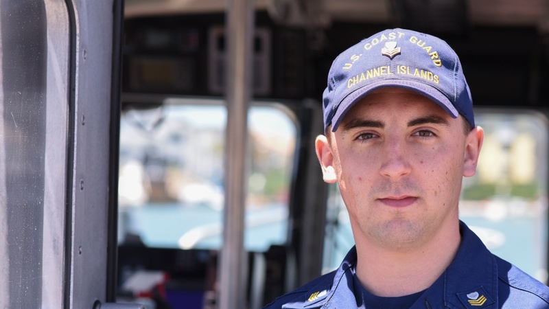 A family man. A Coast Guardsman who spends the majority of his time at home, all three.