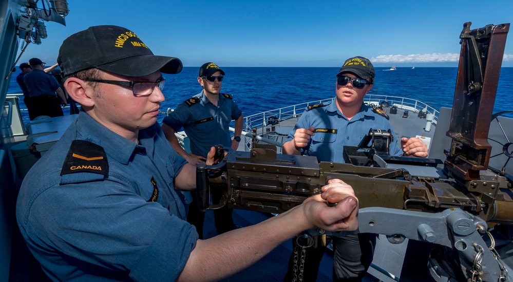 HMCS Goose Bay En Route to Exercise TRADEWINDS 2019