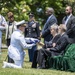 Military Funeral Honors for U.S. Navy Reserve Pharmacist's Mate Third Class William Blancheri in Section 60