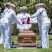 Military Funeral Honors for U.S. Navy Reserve Pharmacist's Mate Third Class William Blancheri in Section 60