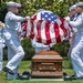 Military Funeral Honors for U.S. Navy Reserve Pharmacist's Mate Third Class William Blancheri in Section 60