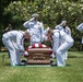 Military Funeral Honors for U.S. Navy Reserve Pharmacist's Mate Third Class William Blancheri in Section 60