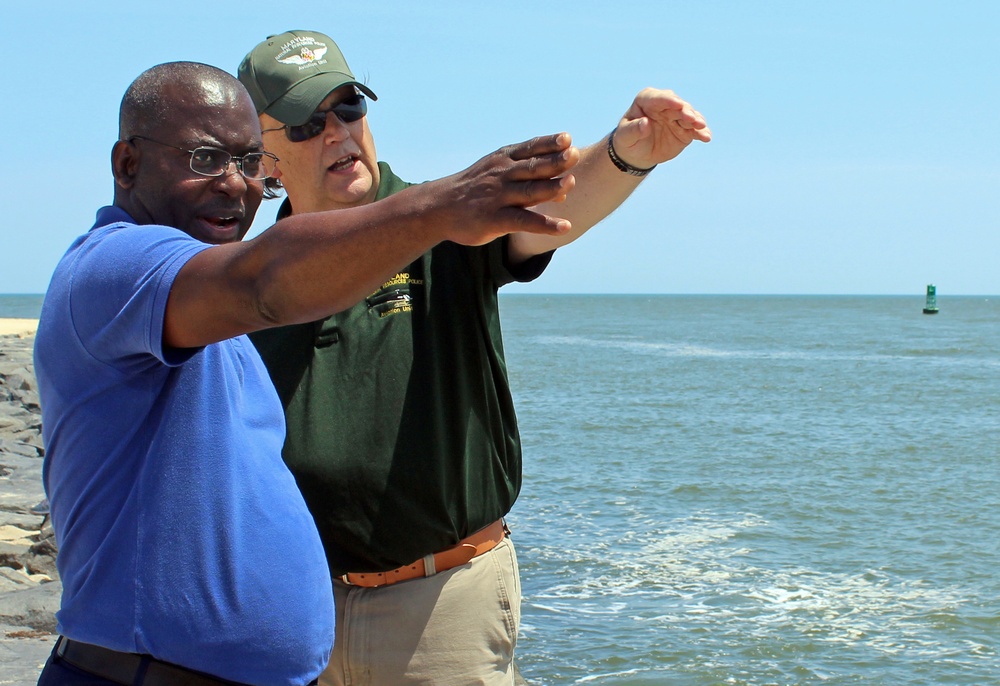 Army Corps, Maryland DNR visit Ocean City Inlet