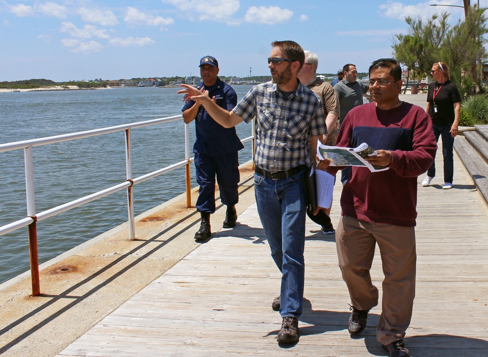 Army Corps Leads Ocean City Inlet Site Visit