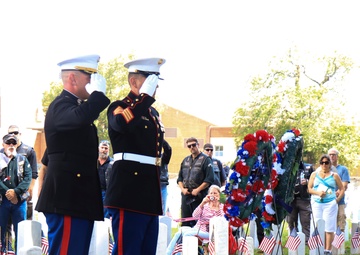 MARFORCOM Marines participate in wreath laying ceremony