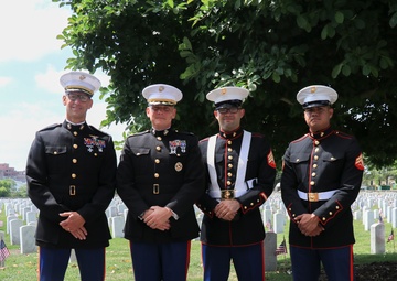 MARFORCOM Marines participate in wreath laying ceremony