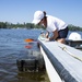 Single Marine Program Volunteer Cleanup at the Gottschalk Marina on Marine Corps Base Camp Lejeune