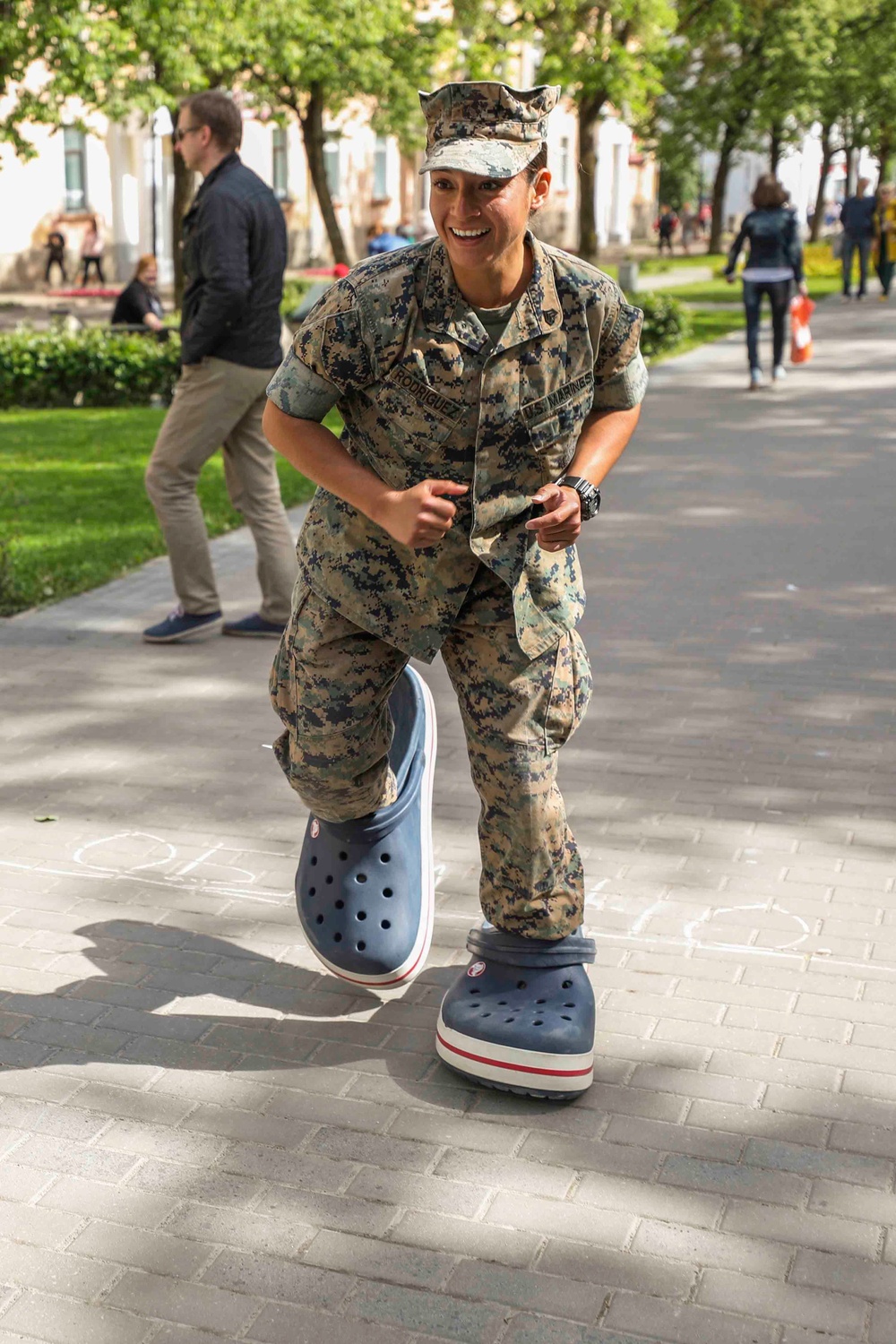 U.S. Marines Attend Soap Box Derby