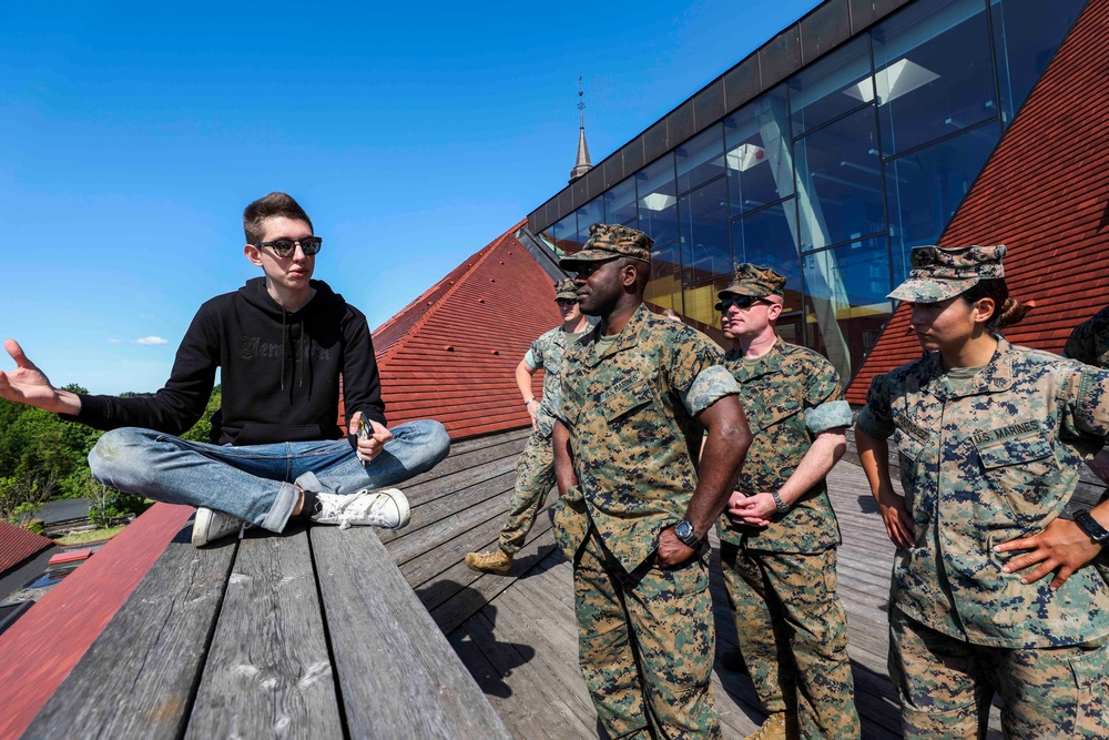 U.S. Marines Attend Soap Box Derby
