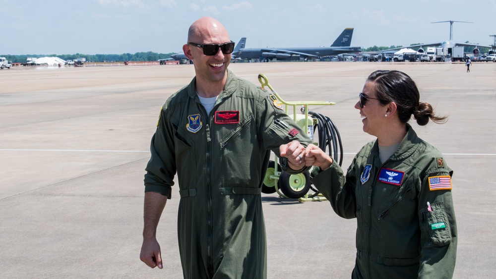 Love of flying: a rare reunion for pilot couple