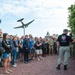 Tourists and Soldiers Learn about Final Flights