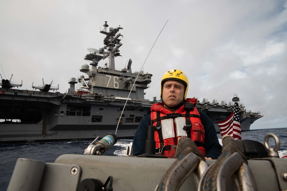 USS Ronald Reagan Underway Bridge Watches