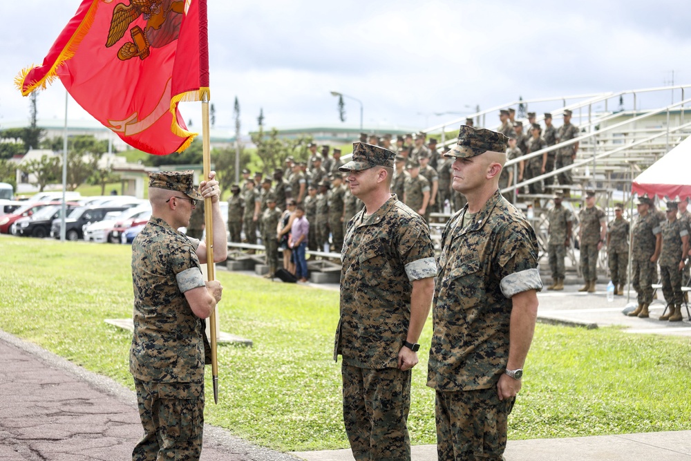 Passing the Guidon | 3rd Supply Battalion recieves new leadership