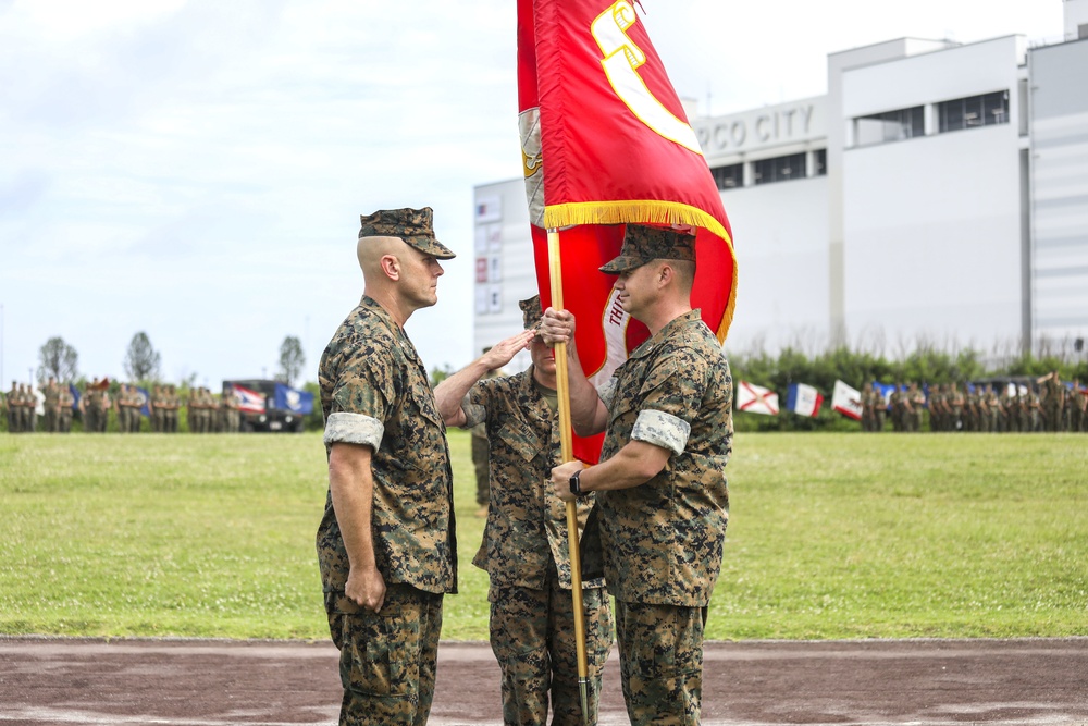 Passing the Guidon | 3rd Supply Battalion receives new leadership