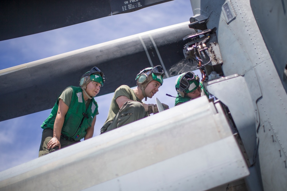 USS Boxer Flight Operations