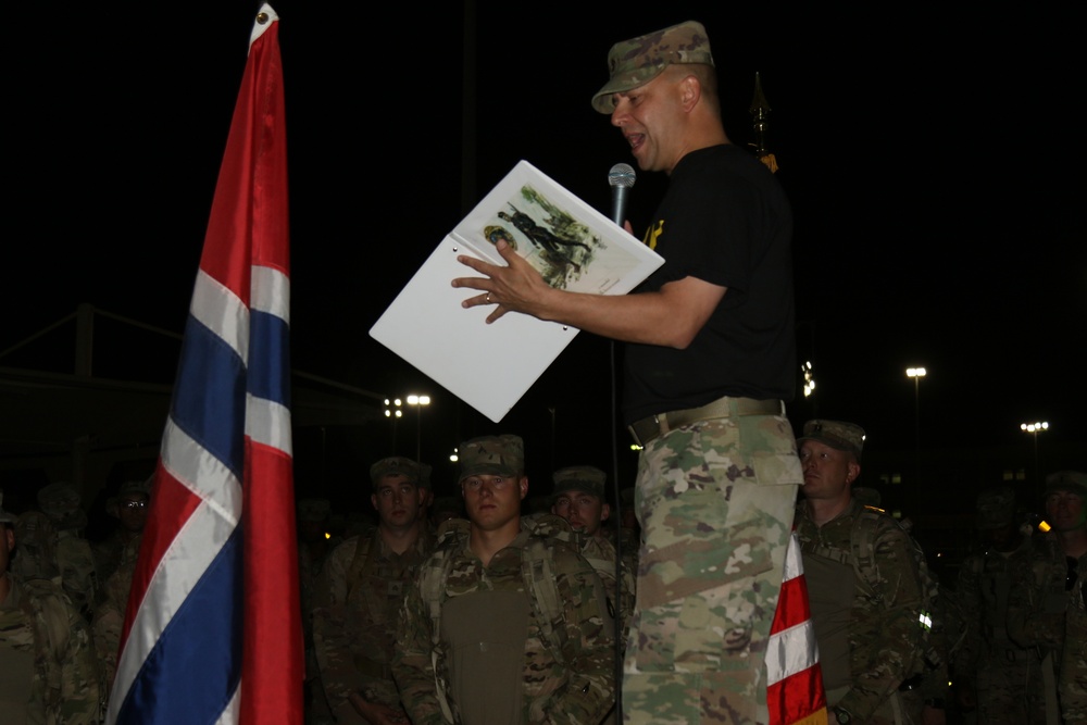 34th Red Bull Infantry Division hosts Norwegian Foot March