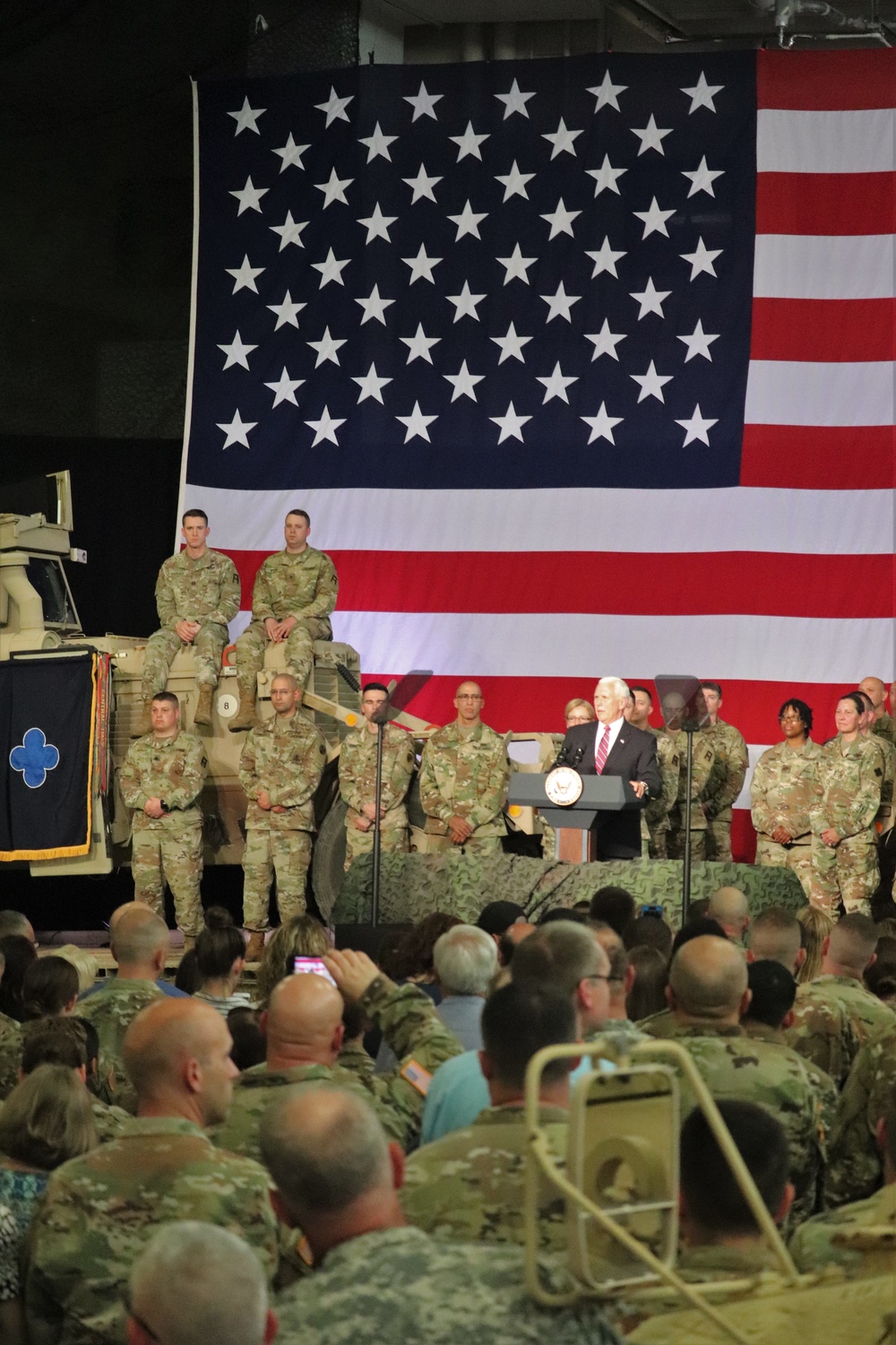 Vice President Mike Pence visits Fort McCoy