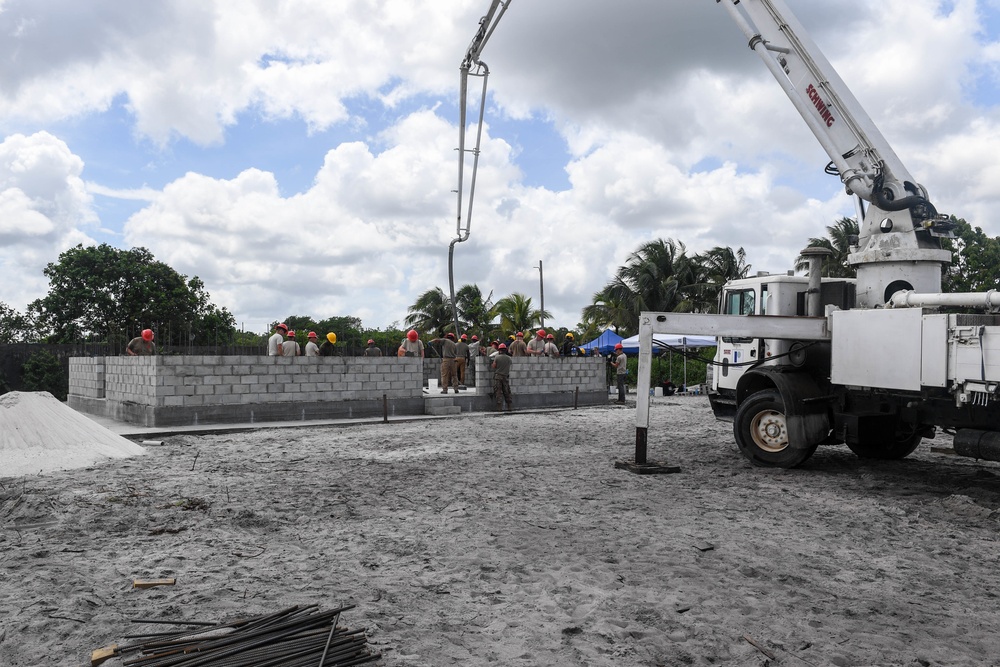 Yarrow Kabra pours concrete first at New Horizons 2019