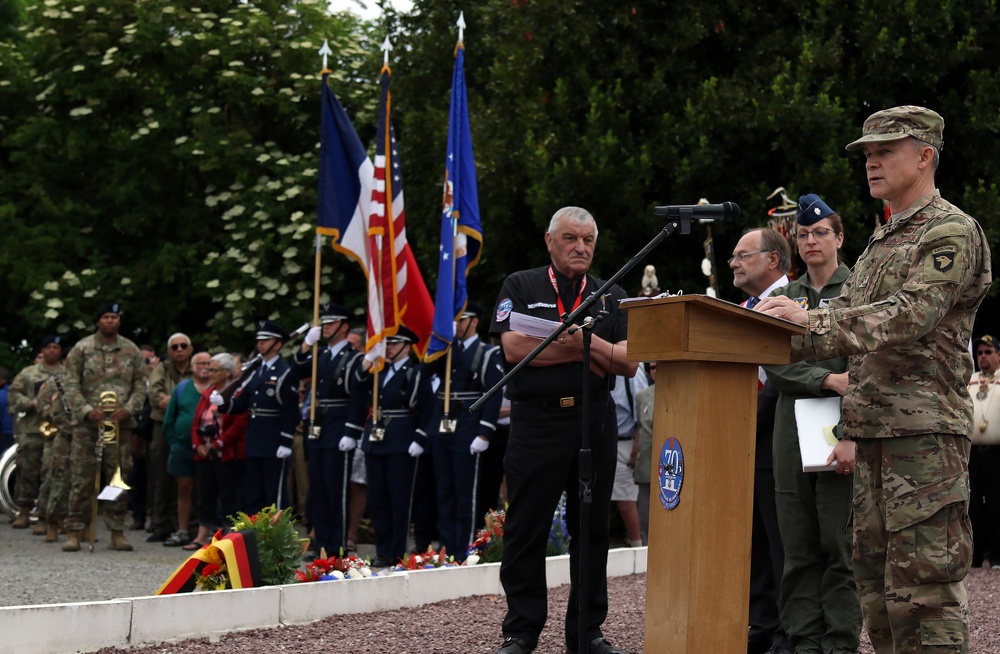 Airborne Honor Ceremony in Picauville