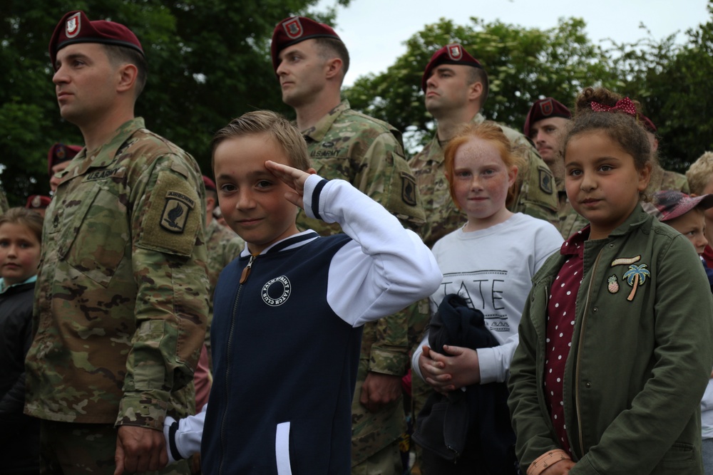 Airborne Honor Ceremony in Picauville