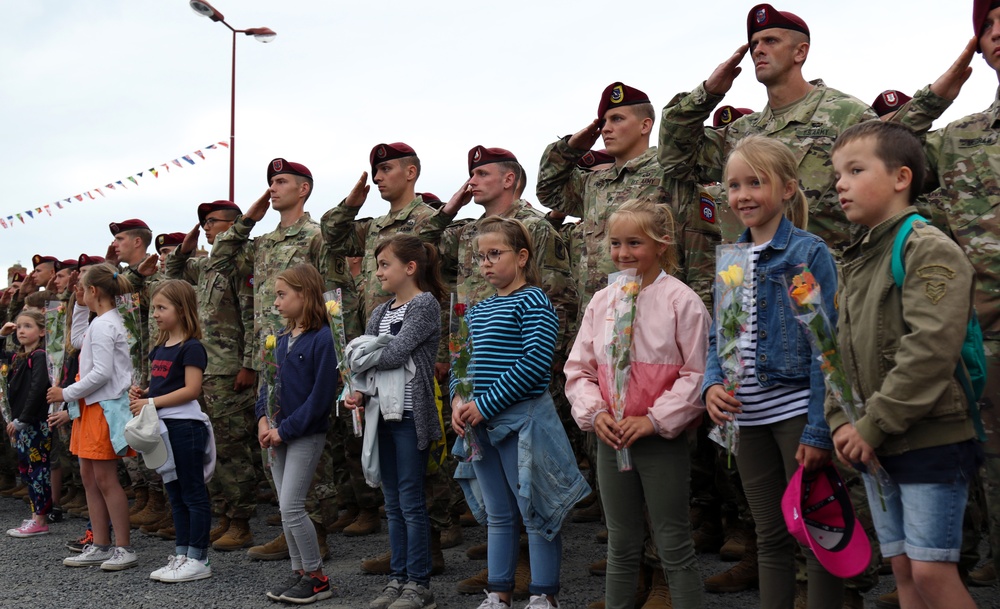 Airborne Honor Ceremony in Picauville