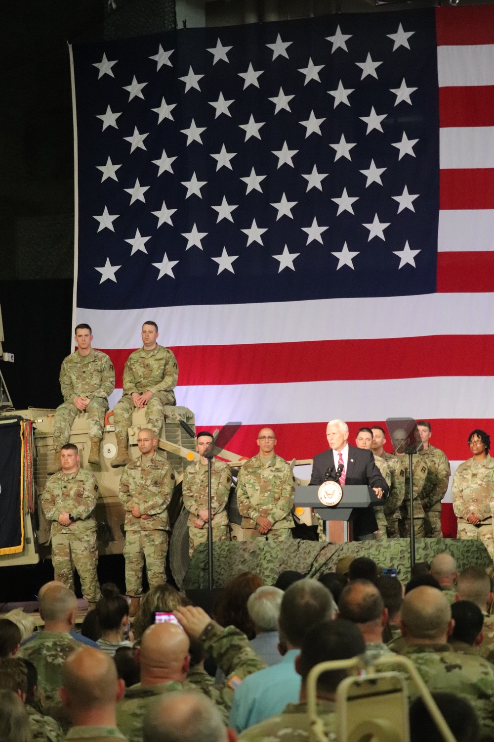 Vice President Mike Pence visits Fort McCoy