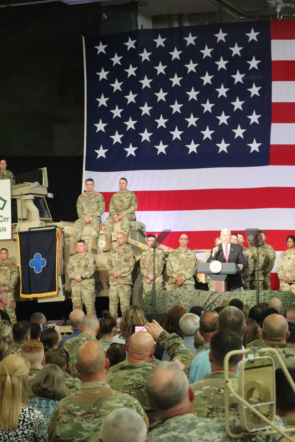 Vice President Mike Pence visits Fort McCoy