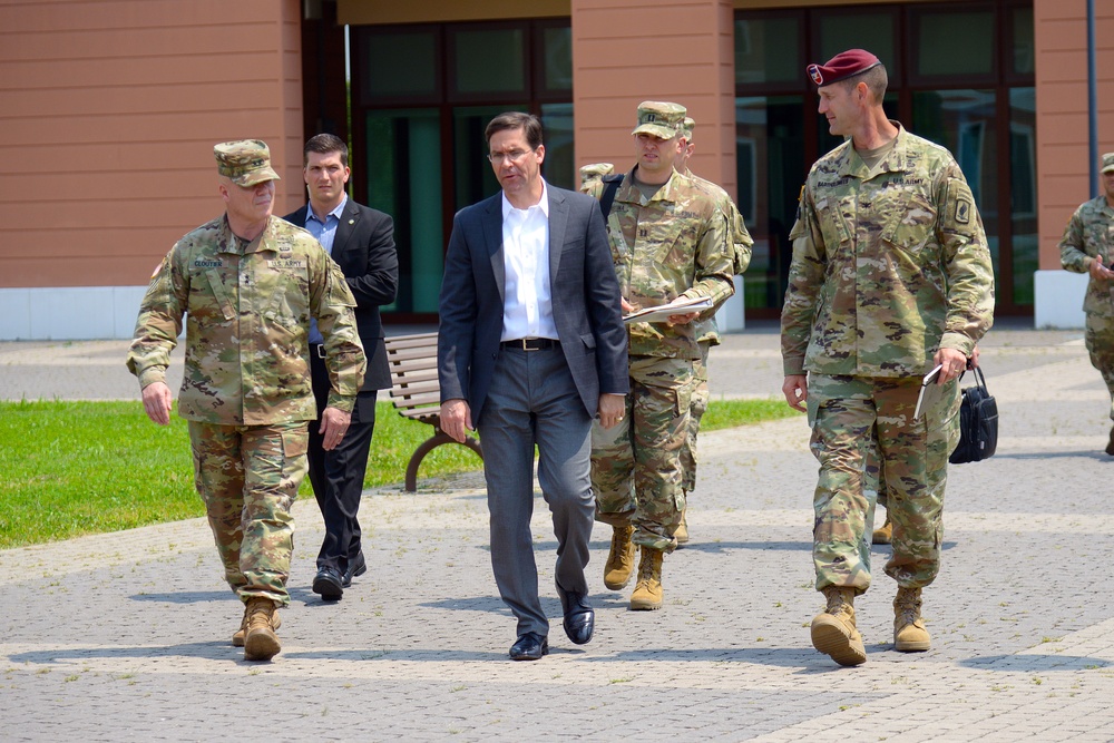 Dr. Mark T. Esper, Secretary of the Army, visits Vicenza
