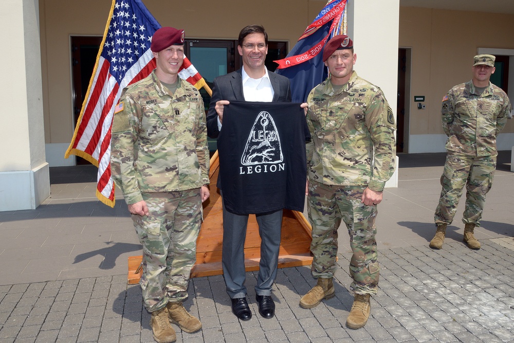 Dr. Mark T. Esper, Secretary of the Army, visits Vicenza