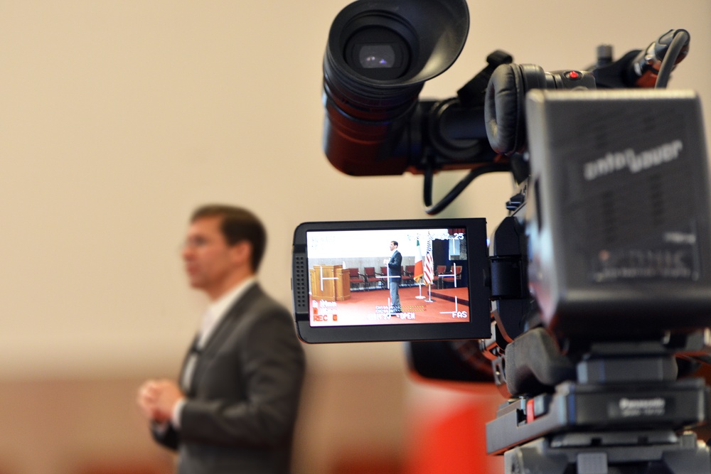 Dr. Mark T. Esper, Secretary of the Army, visits Vicenza