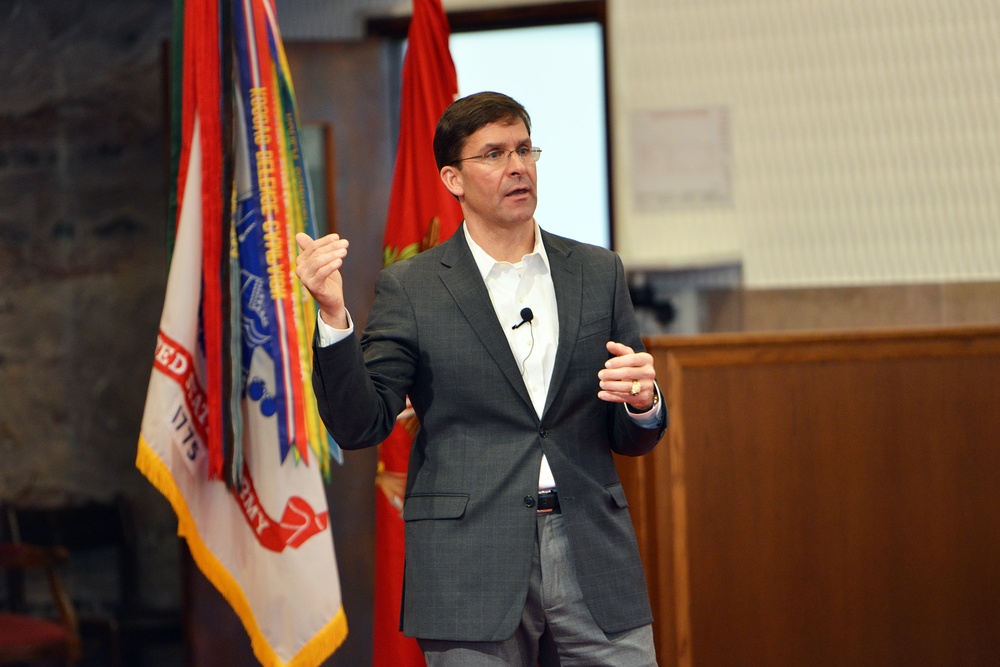 Dr. Mark T. Esper, Secretary of the Army, visits Vicenza