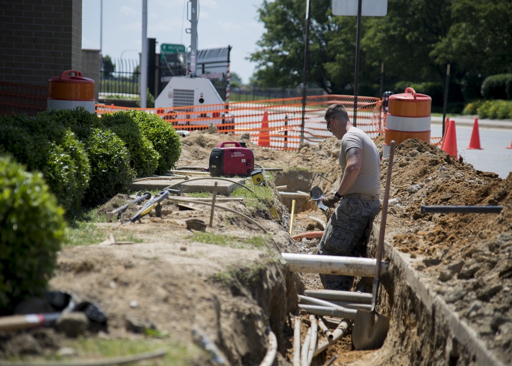 Dover Dirt Boyz Install a French Drain