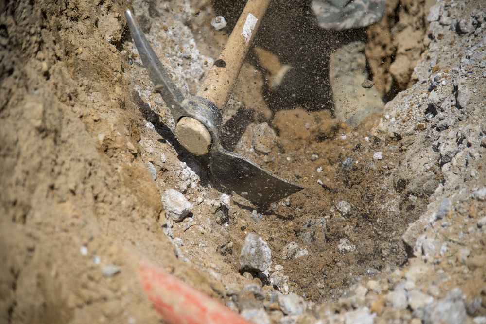 Dover Dirt Boyz Install a French Drain