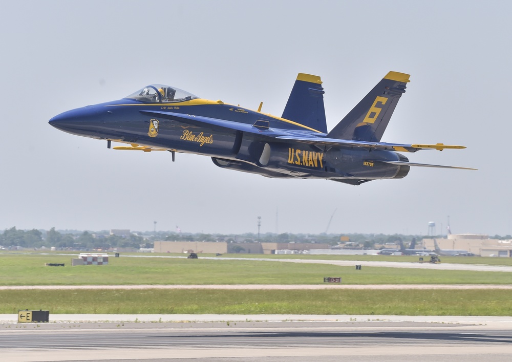 Blue Angels Soar Over Oklahoma City