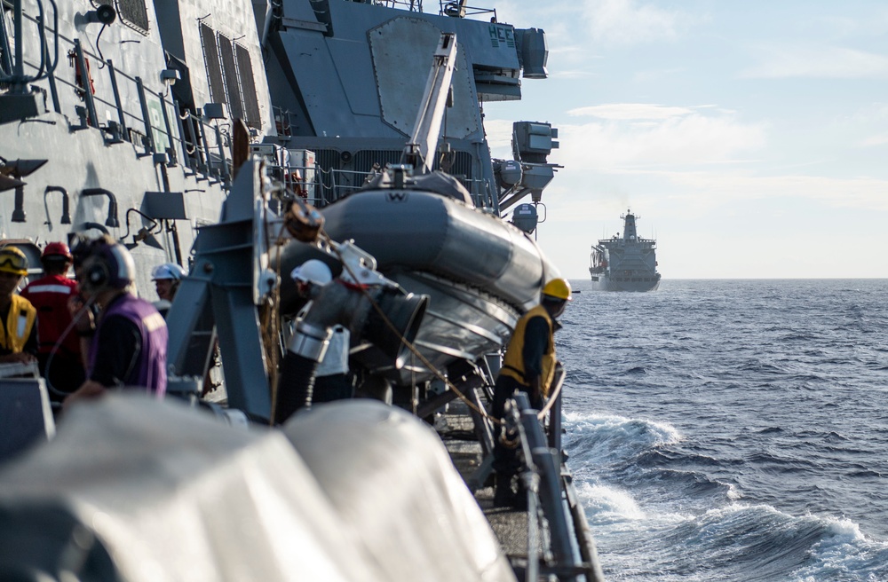 USS Curtis Wilbur Replenishment-at-sea